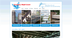Desktop Screenshot of geruestbau-falk.de
